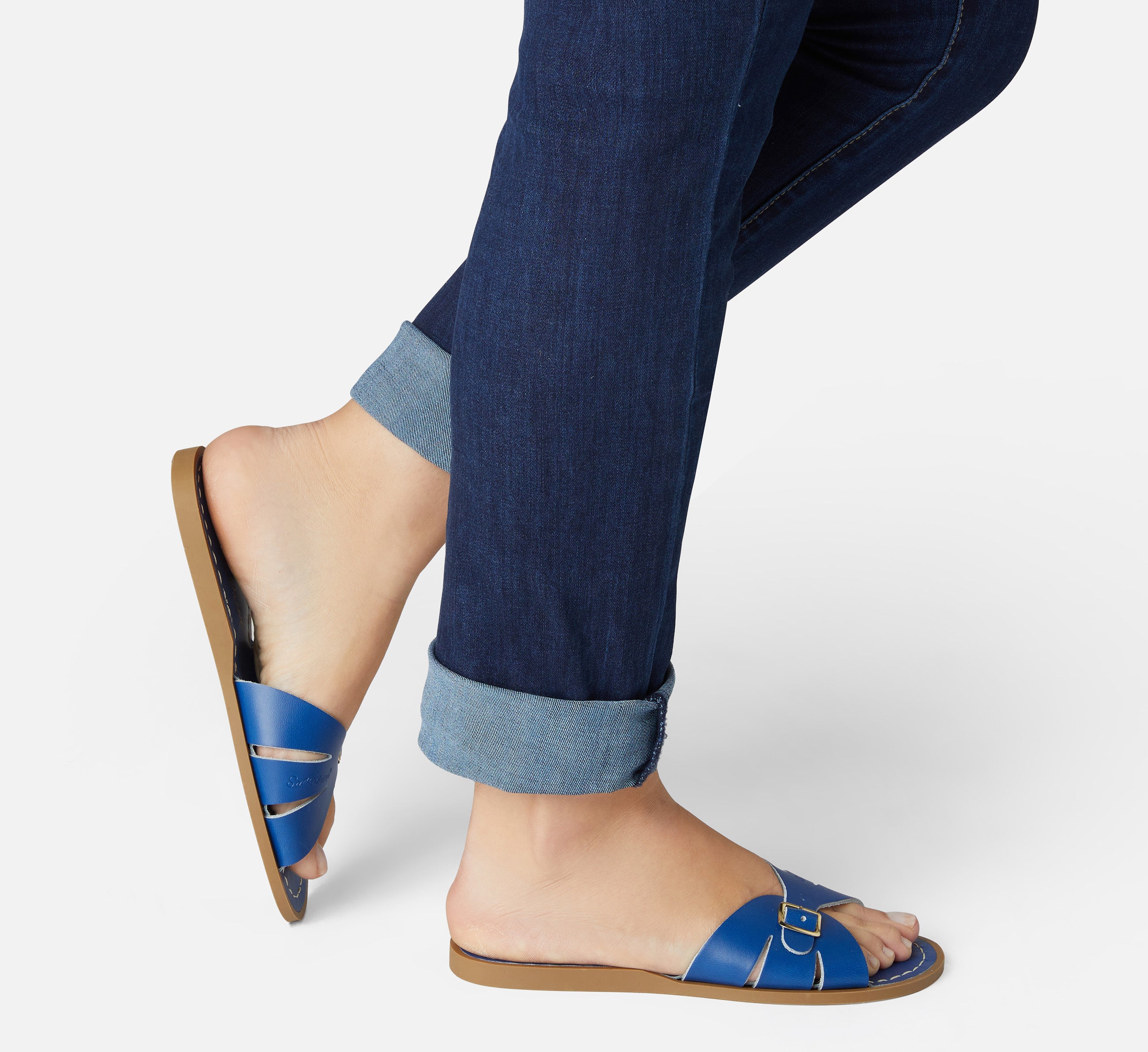 Classic Slide Cobalt Damensandale - Salt-Water Sandals EU