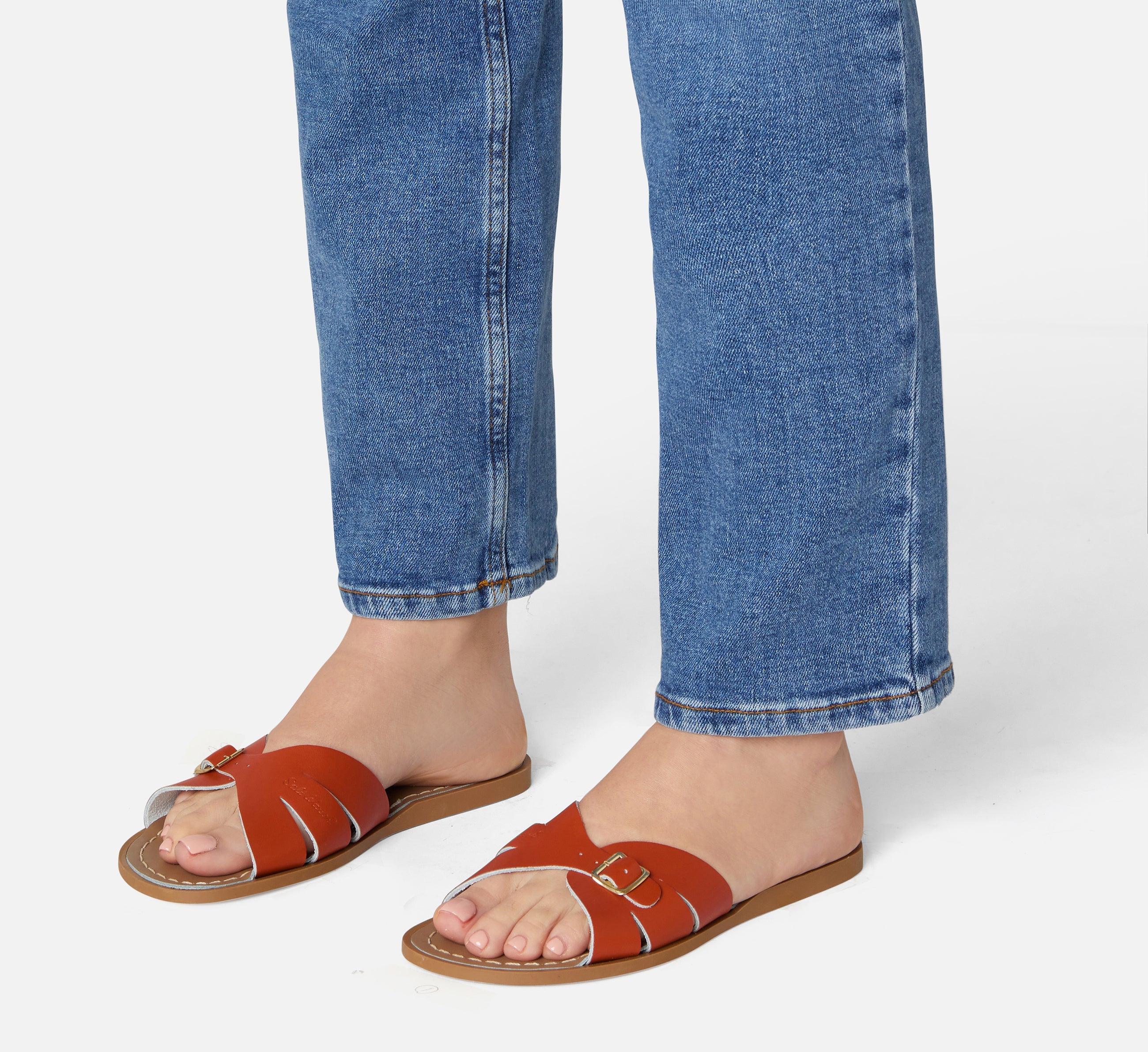 Classic Slide Paprika Womens Sandal - Salt-Water Sandals EU