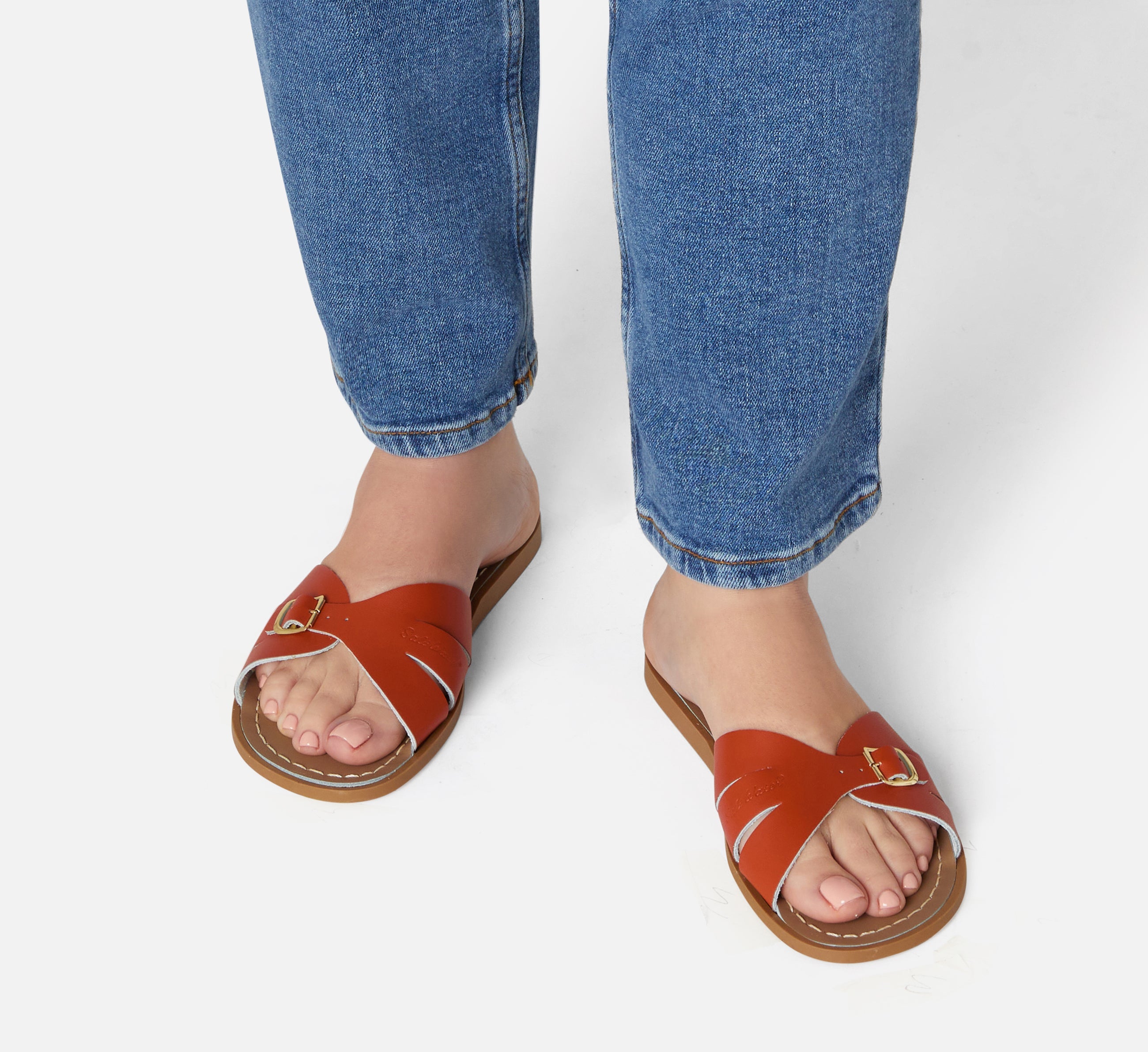 Classic Slide Paprika Womens Sandal - Salt-Water Sandals EU