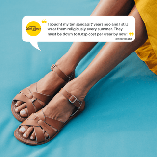 Sandale Original Tan Pour Femme - Sandales À Bride De Cheville Pour Femmes - Salt-Water Sandals EU