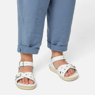 Sweetheart White Kids Sandal - BIG SUMMER SALE - 30% - Salt-Water Sandals EU