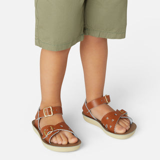Sweetheart Tan Kindersandale - Schmale Passform-Sandalen Für Kinder - Salt-Water Sandals EU