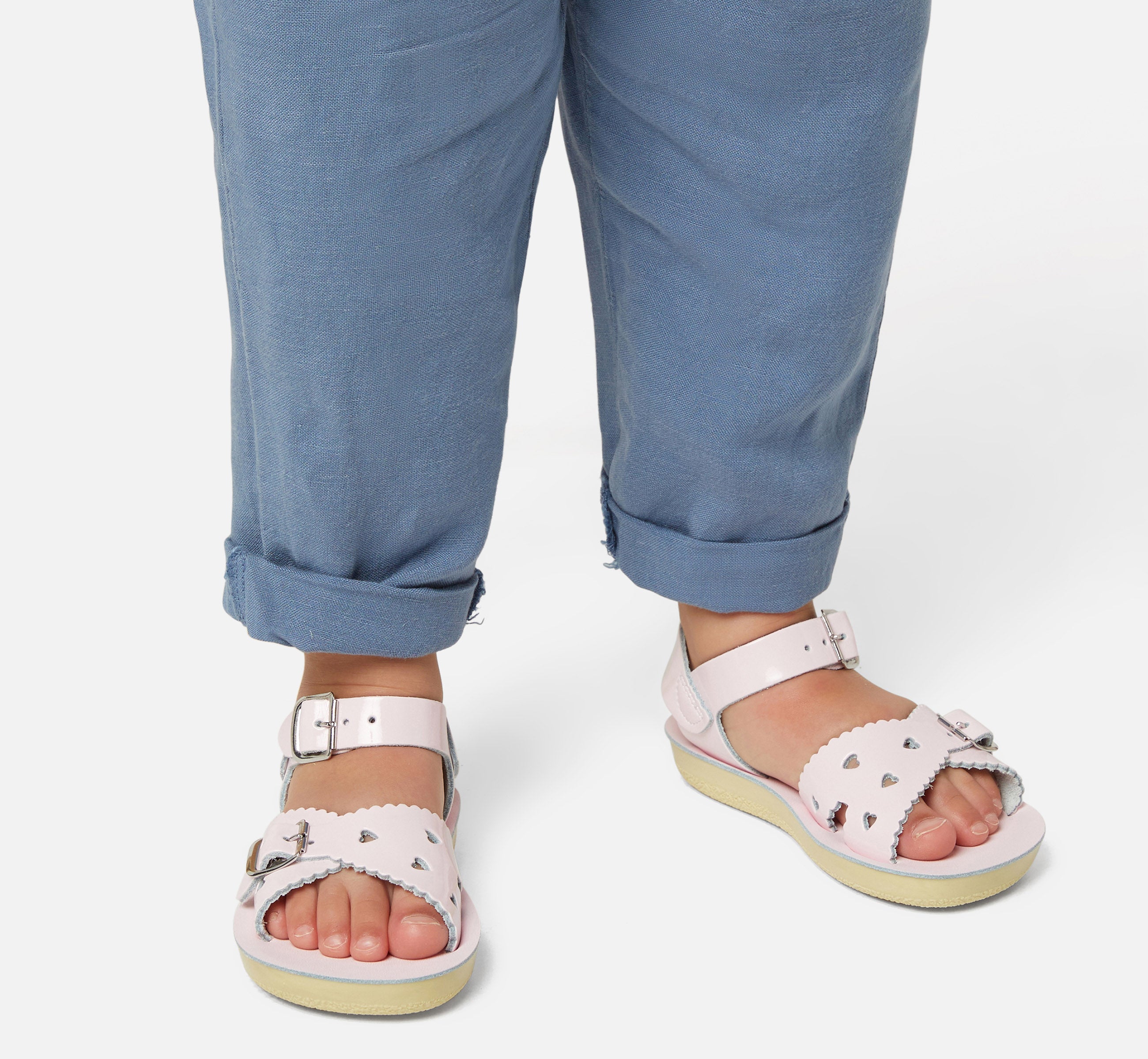 Sweetheart Shiny Pink Kids Sandal - Salt-Water Sandals EU