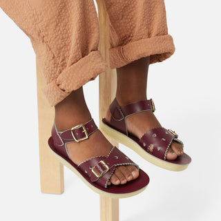 Sweetheart Claret Kids Sandal