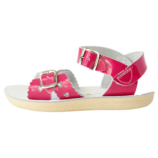 Sweetheart Glänzende Fuchsia-Kindersandale - Kindersandalen Mit Weicher Sohle - Salt-Water Sandals EU