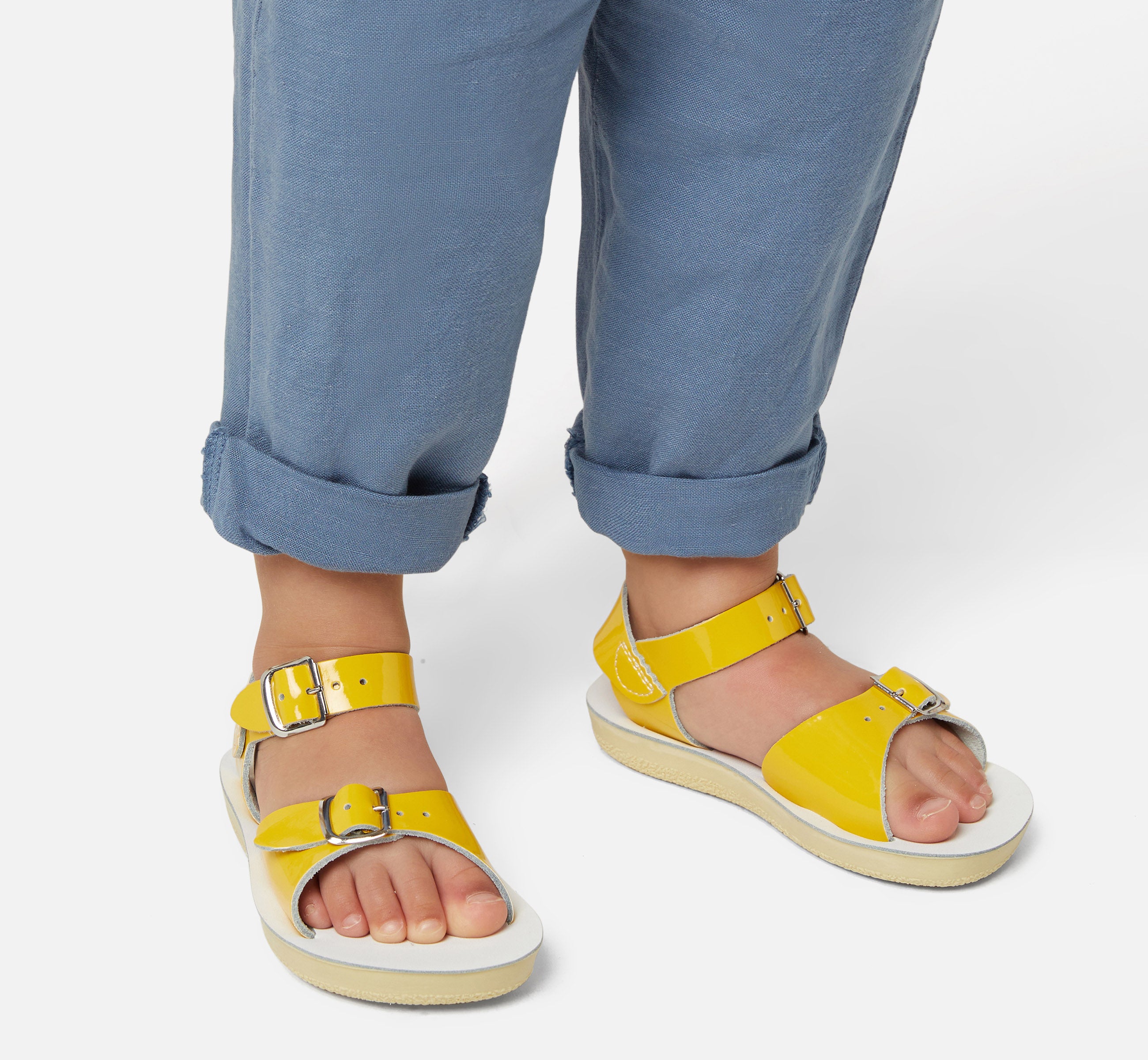 Sandale Enfant Surfer Jaune Brillant - Salt-Water Sandals EU