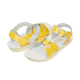 Surfer Shiny Yellow Kids Sandal - Kids Narrow Fit Sandals - Salt-Water Sandals EU