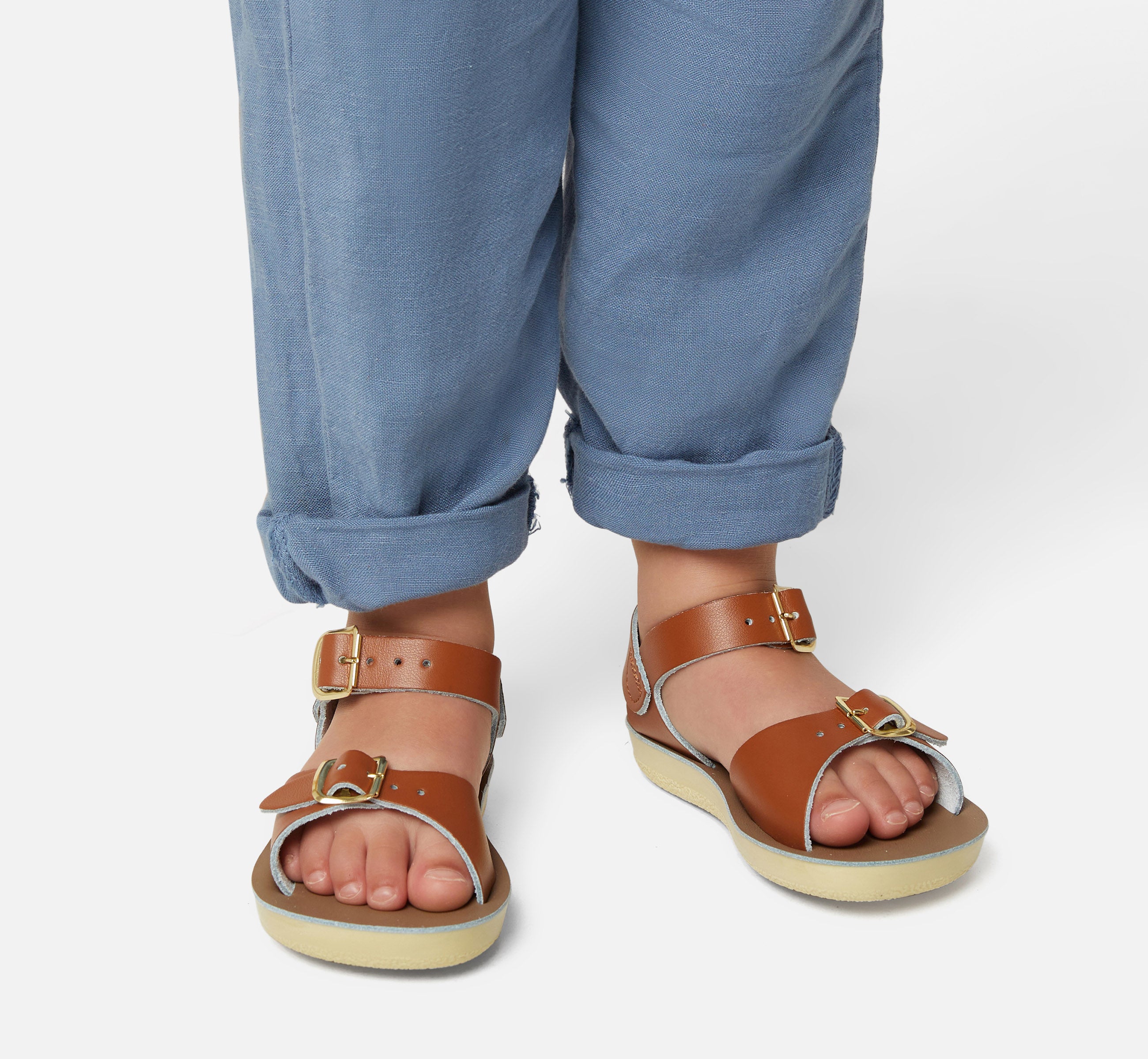 Surfer Tan Kindersandale - Salt-Water Sandals EU