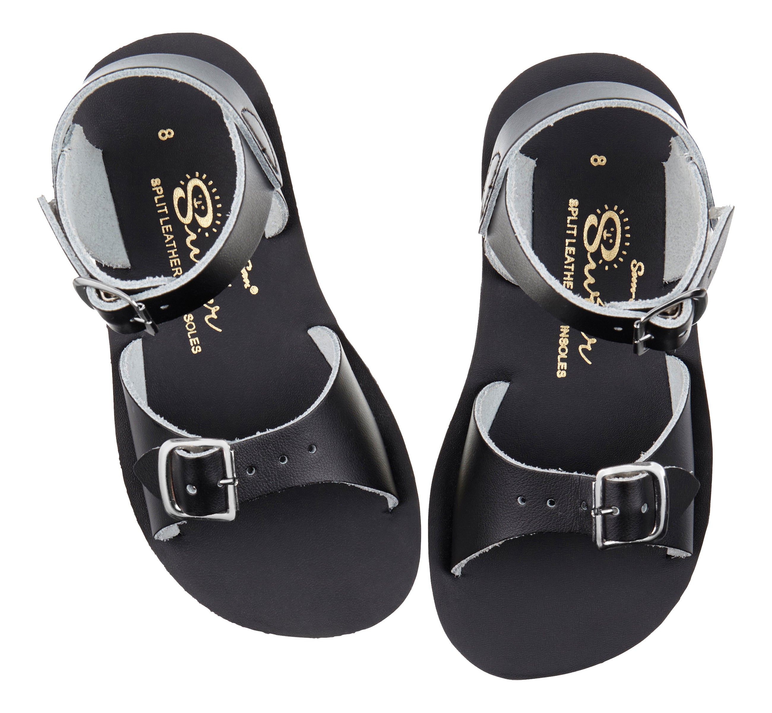 Sandale Enfant Surfer Noir - Salt-Water Sandals EU