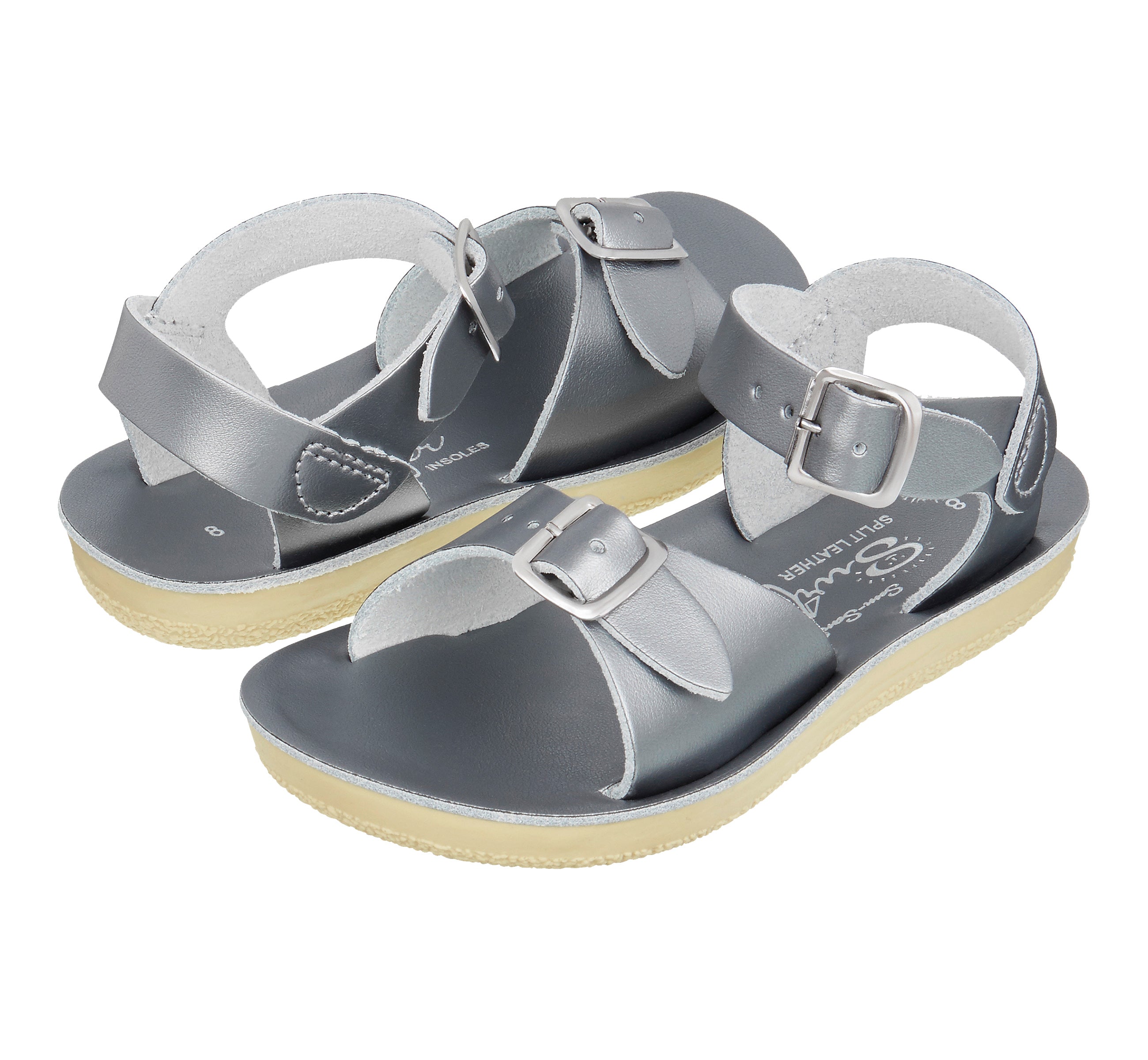 Surfer Pewter Kids Sandal - Salt-Water Sandals EU