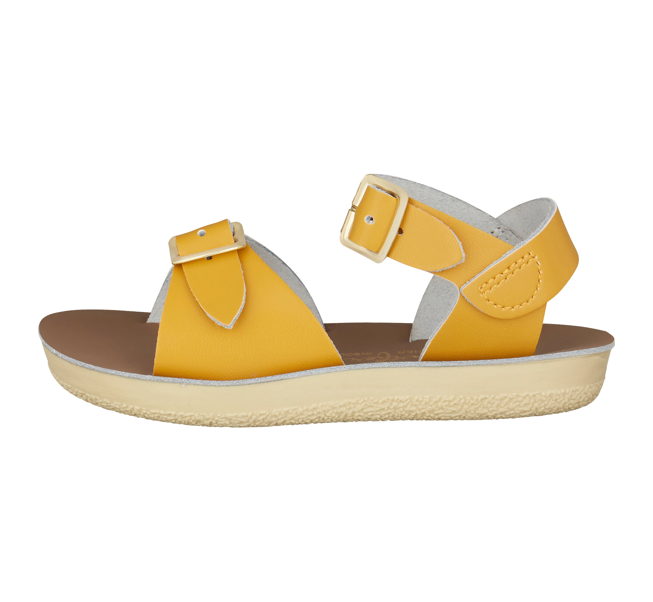 Kindersandale „Surfer Senf“. - Salt-Water Sandals EU