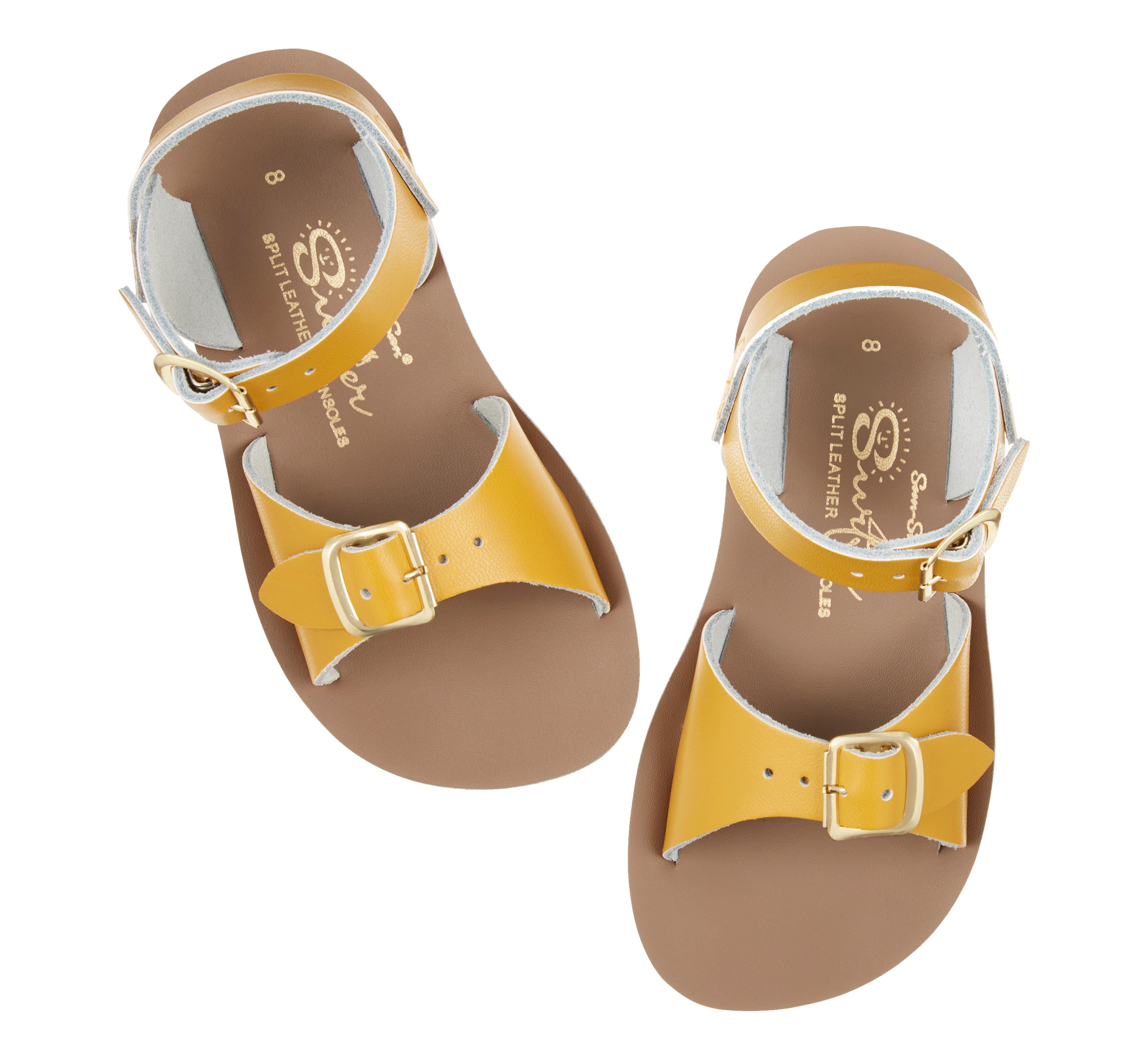 Kindersandale „Surfer Senf“. - Salt-Water Sandals EU