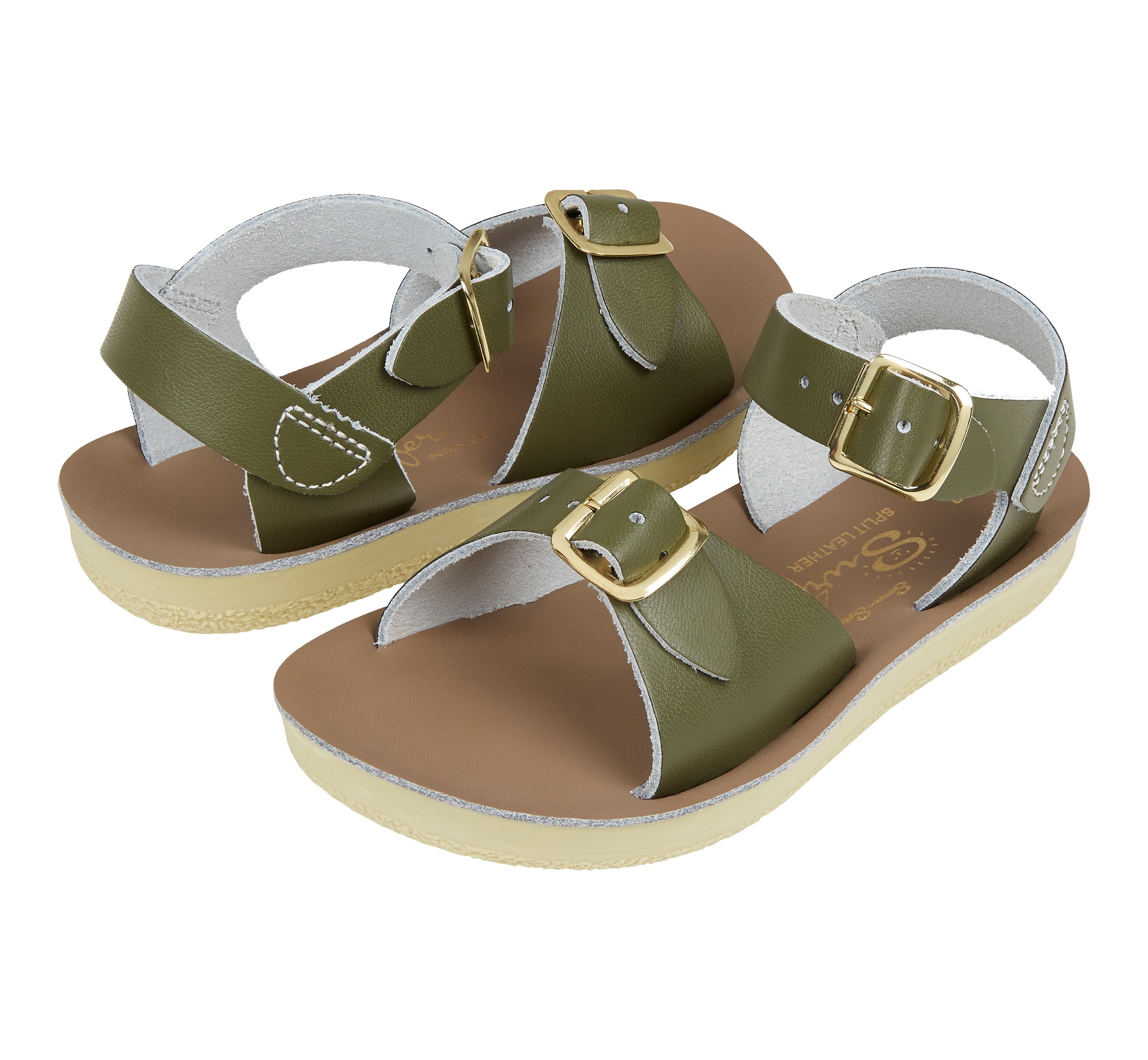 Surfer Olive Kindersandale - Salt-Water Sandals EU