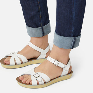 Weiße Boardwalk Sandale Für Damen - Weiße Damensandalen - Salt-Water Sandals EU