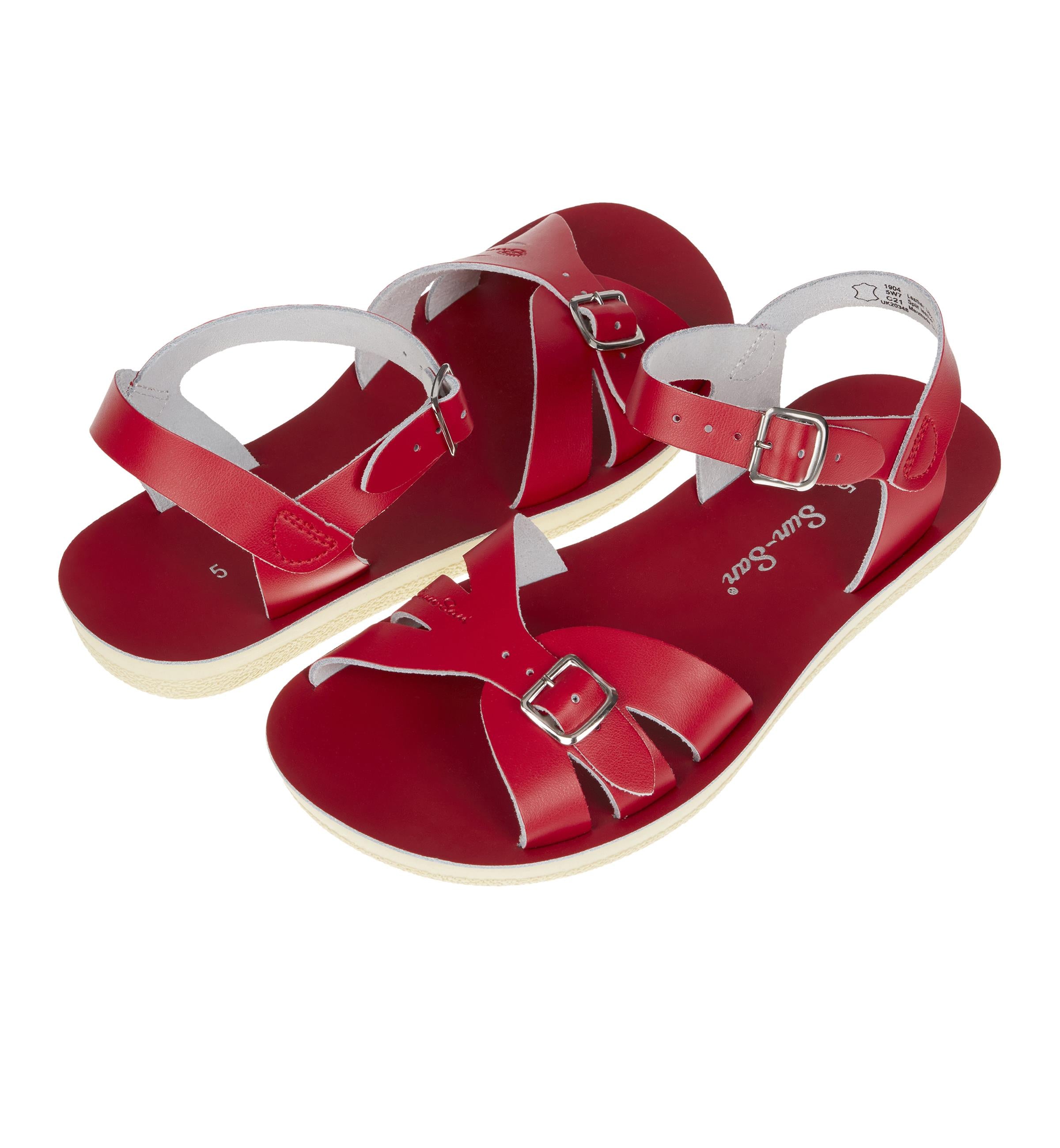 Sandale Für Damen In Boardwalk -Rot