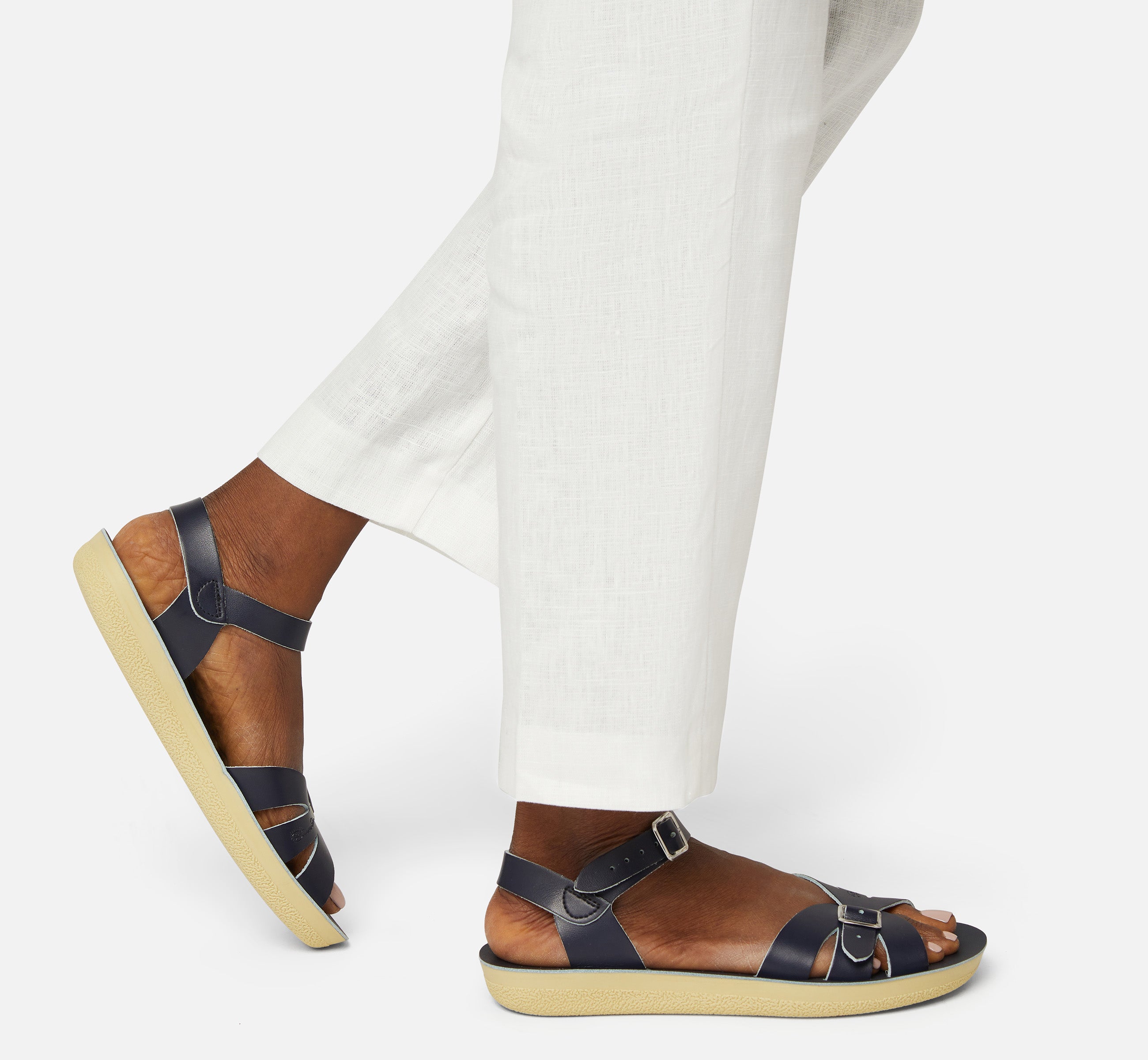 Boardwalk Navy Womens Sandal - Salt-Water Sandals EU