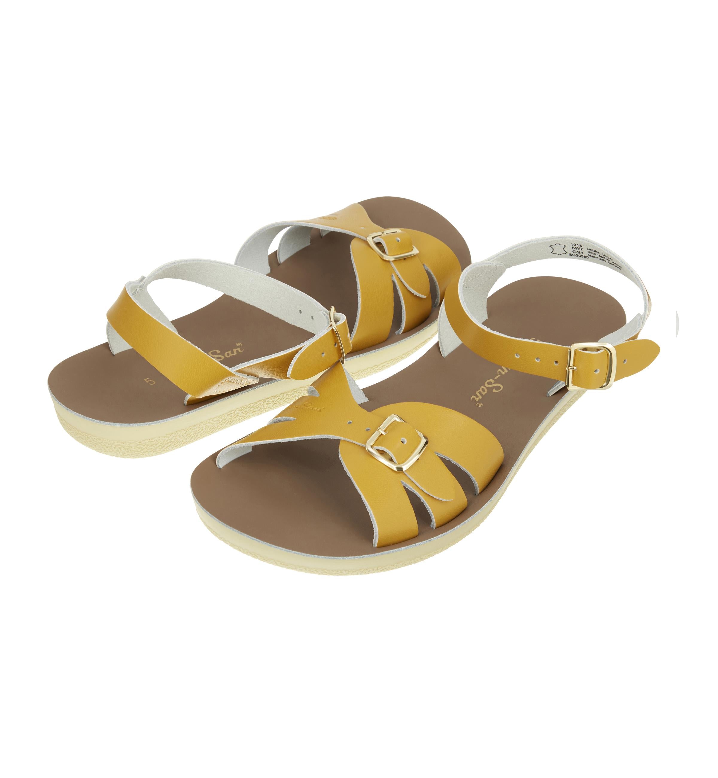 Boardwalk Mustard Womens Sandal - Salt-Water Sandals EU