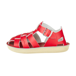 Shark Fischerman Rote Kindersandalen - Kindersandalen Mit Weicher Sohle - Salt-Water Sandals EU