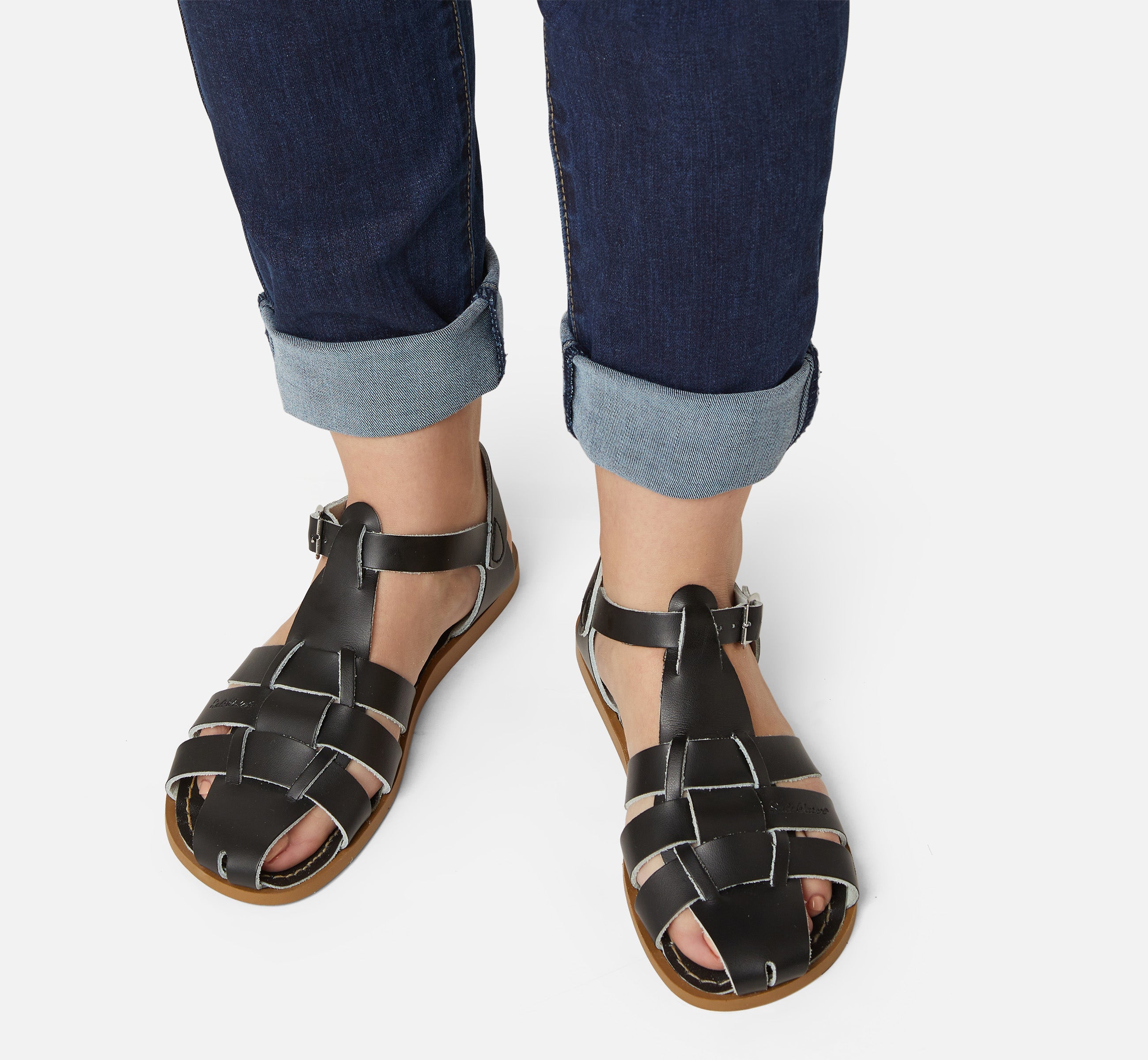 Shark Original Schwarze Damensandale - Salt-Water Sandals EU