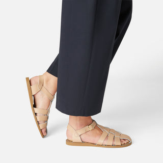 Shark Original Latte Damen Sandale - Geschlossene Sandalen Für Damen - Salt-Water Sandals EU
