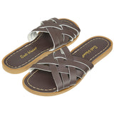Retro Slide Brown Womens Sandal - Salt-Water Sandals EU