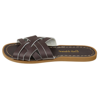 Retro Braune Pantoletten für Damen - Salt-Water Sandals EU