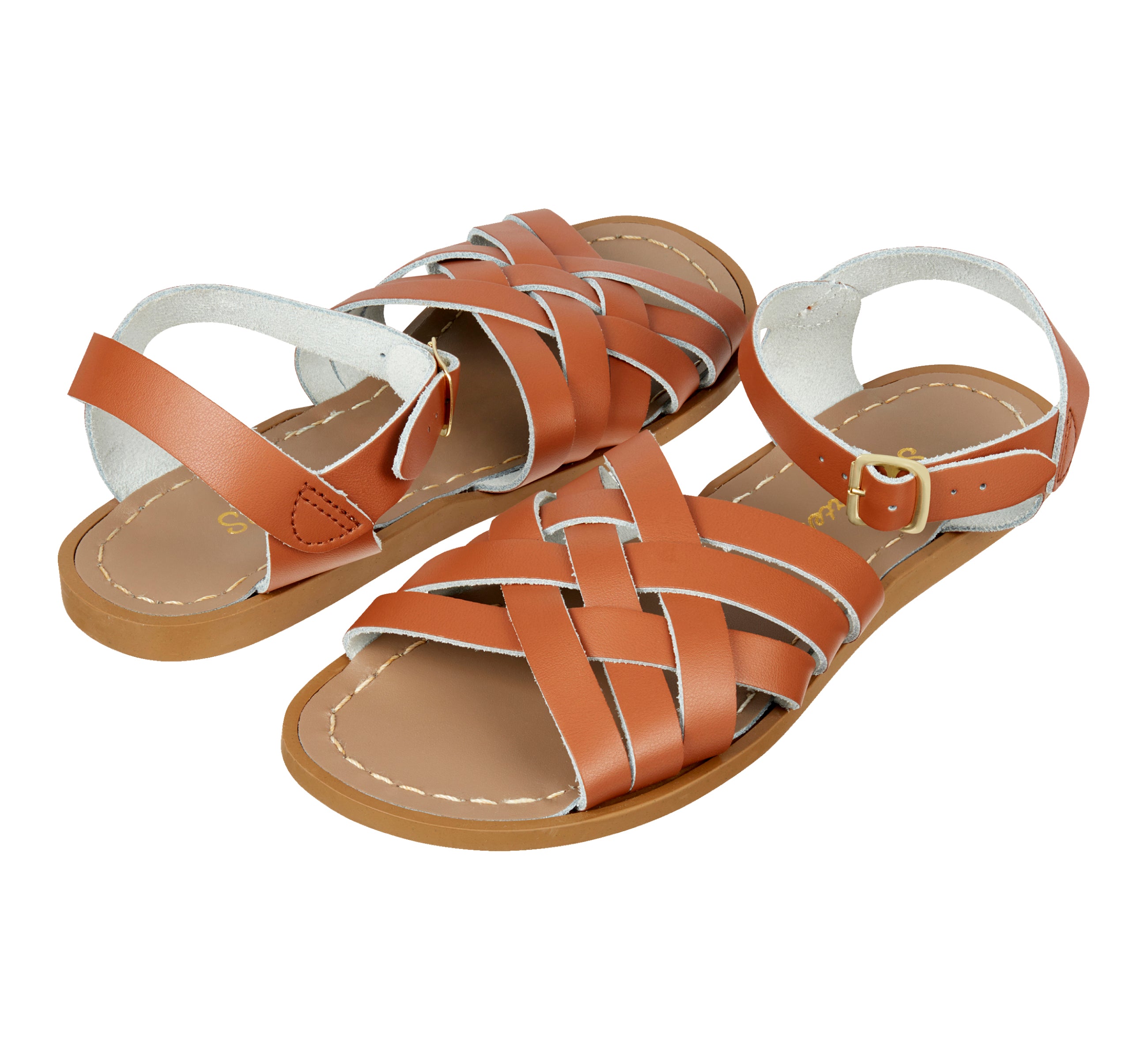 Retro Tan Kids Sandal