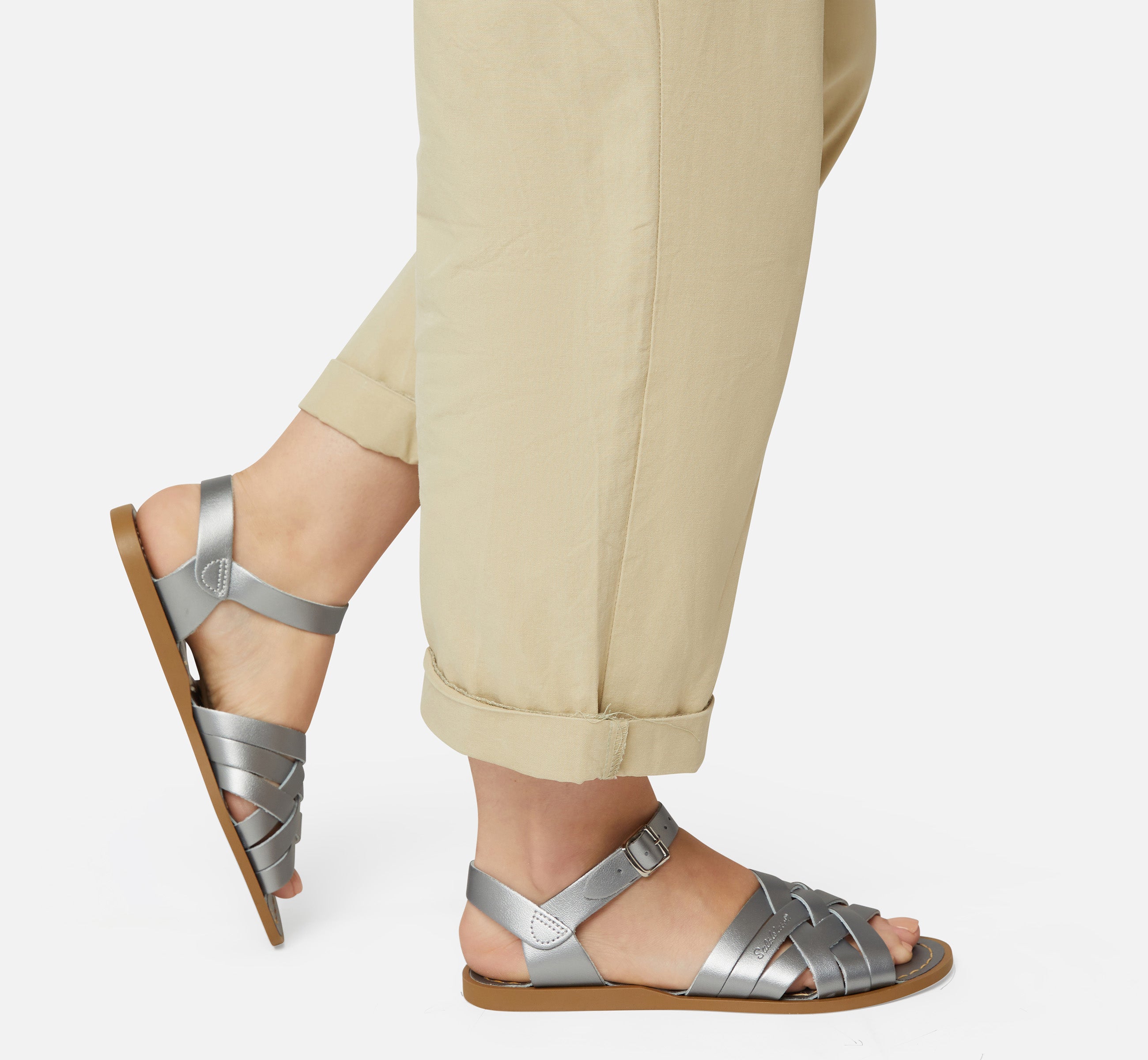 Damen-Sandale Im Retro Zinn-Stil - Salt-Water Sandals EU