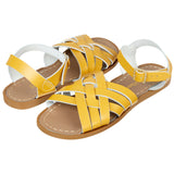 Damen-Sandale Im Retro Senfgelb - Gelbe Damensandalen - Salt-Water Sandals EU