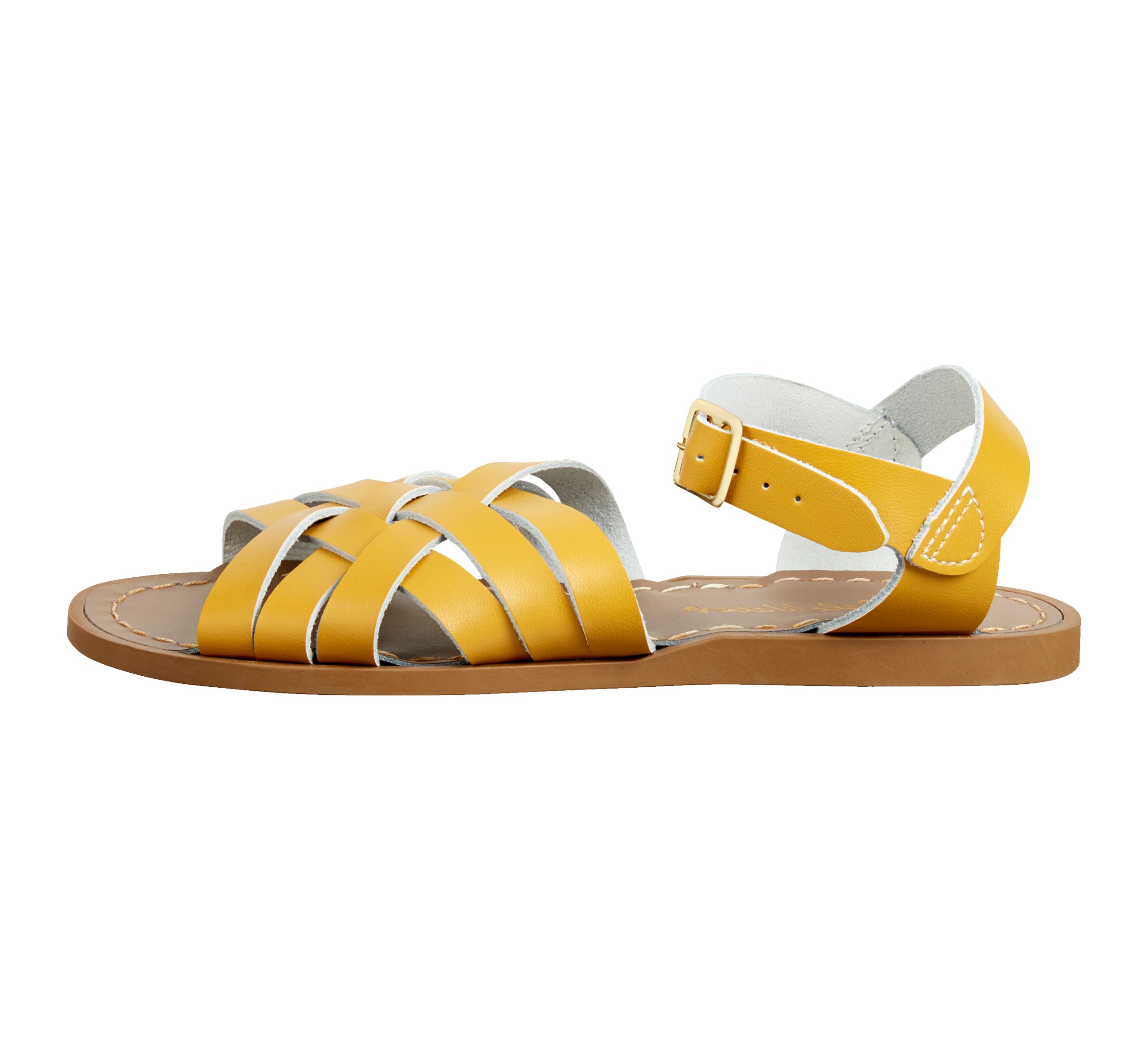 Damen-Sandale Im Retro Senfgelb - Salt-Water Sandals EU