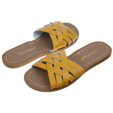 Retro Slide Senf Damen Sandale - Gelbe Damensandalen - Salt-Water Sandals EU
