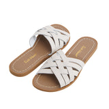 Retro Slide Stone Damensandale - Weiße Damensandalen - Salt-Water Sandals EU