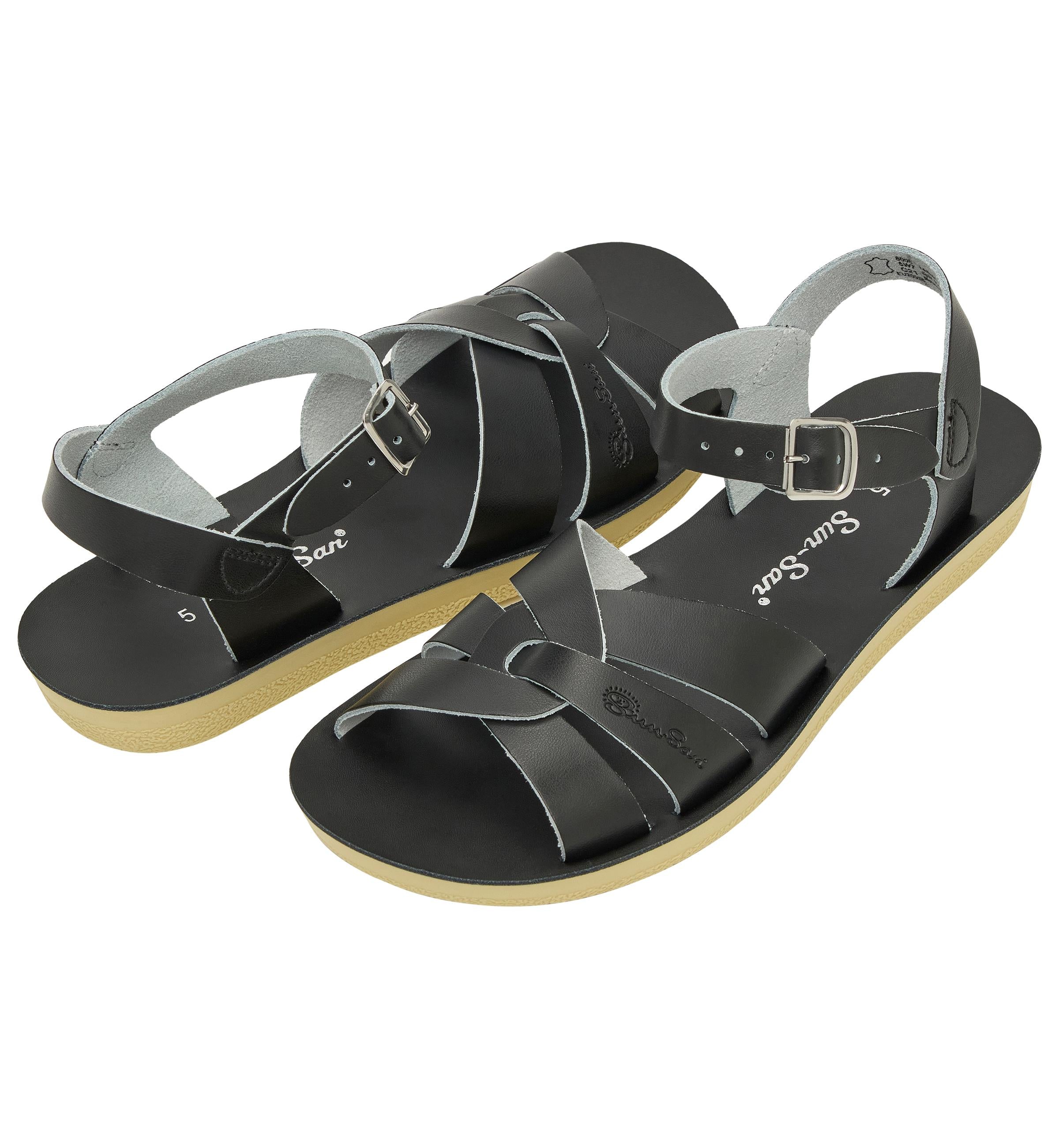 Swimmer Black Womens Sandal