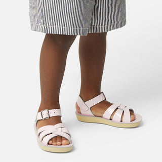 Swimmer Shiny Pink Kids Sandal - Kids Narrow Fit Sandals - Salt-Water Sandals EU