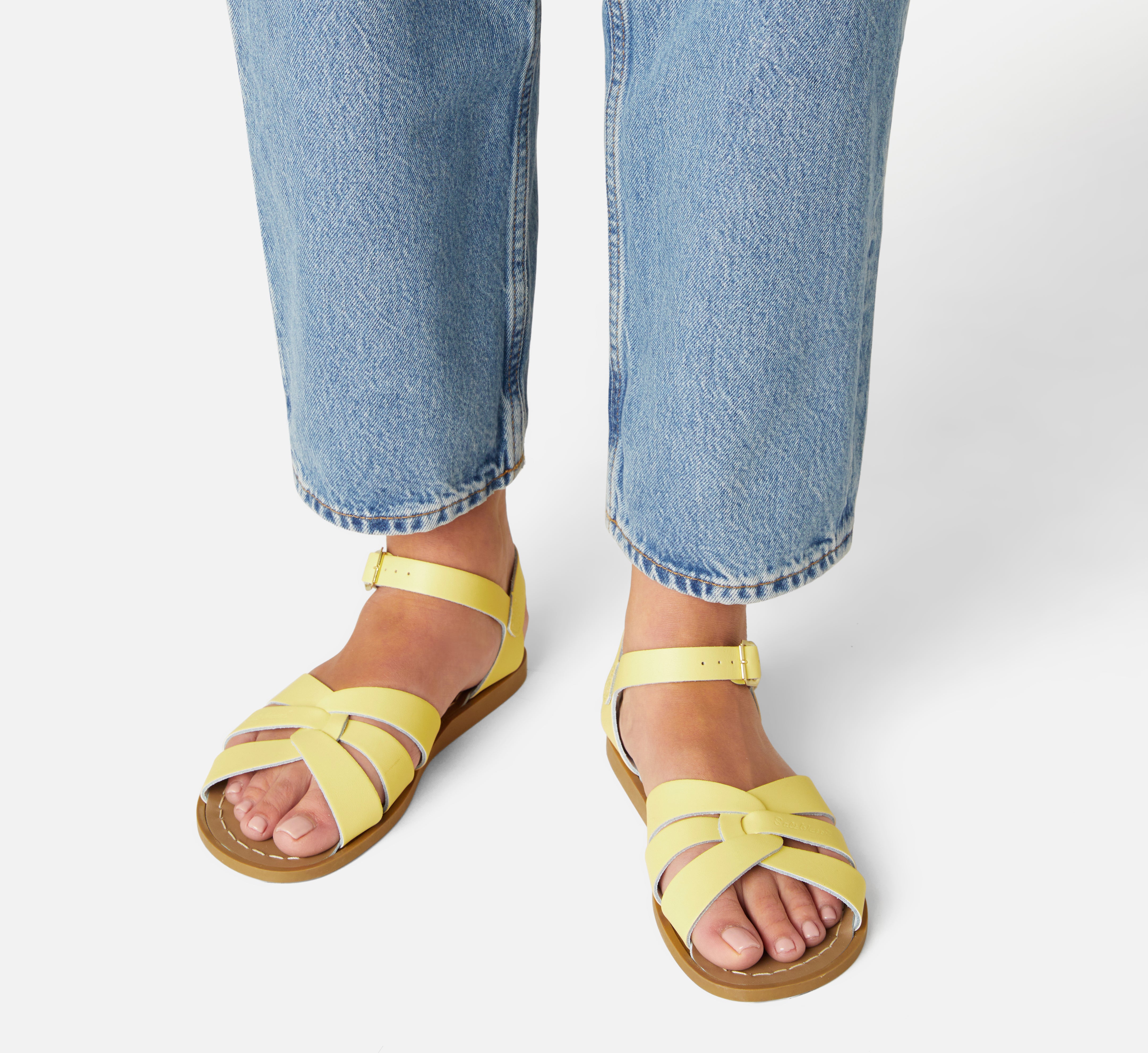 Original Butter Yellow Womens Sandal - Salt-Water Sandals EU