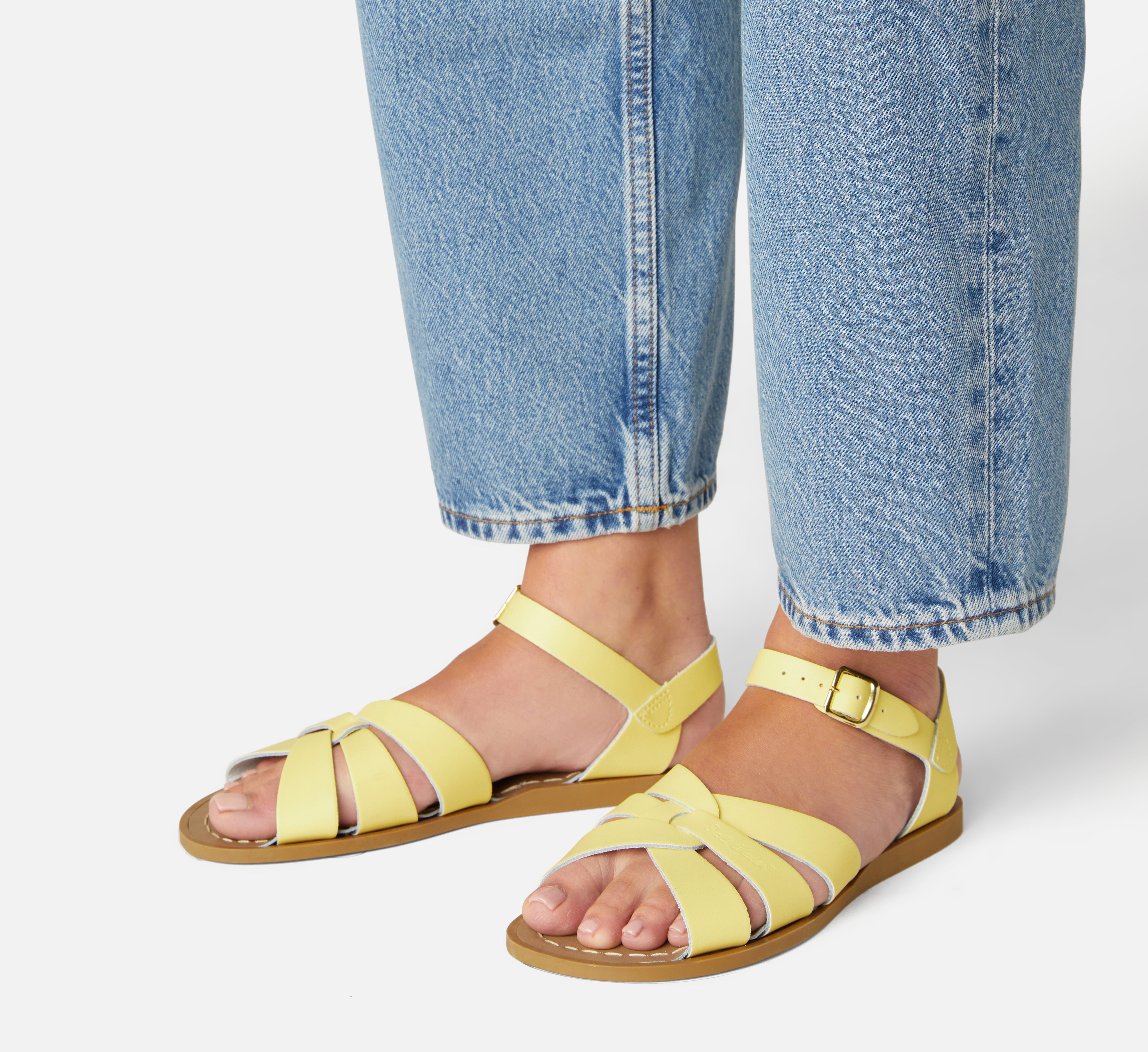 Original Butter Yellow Womens Sandal - Salt-Water Sandals EU