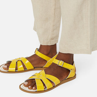 Original Shiny Yellow Womens Sandal - Salt-Water Sandals EU