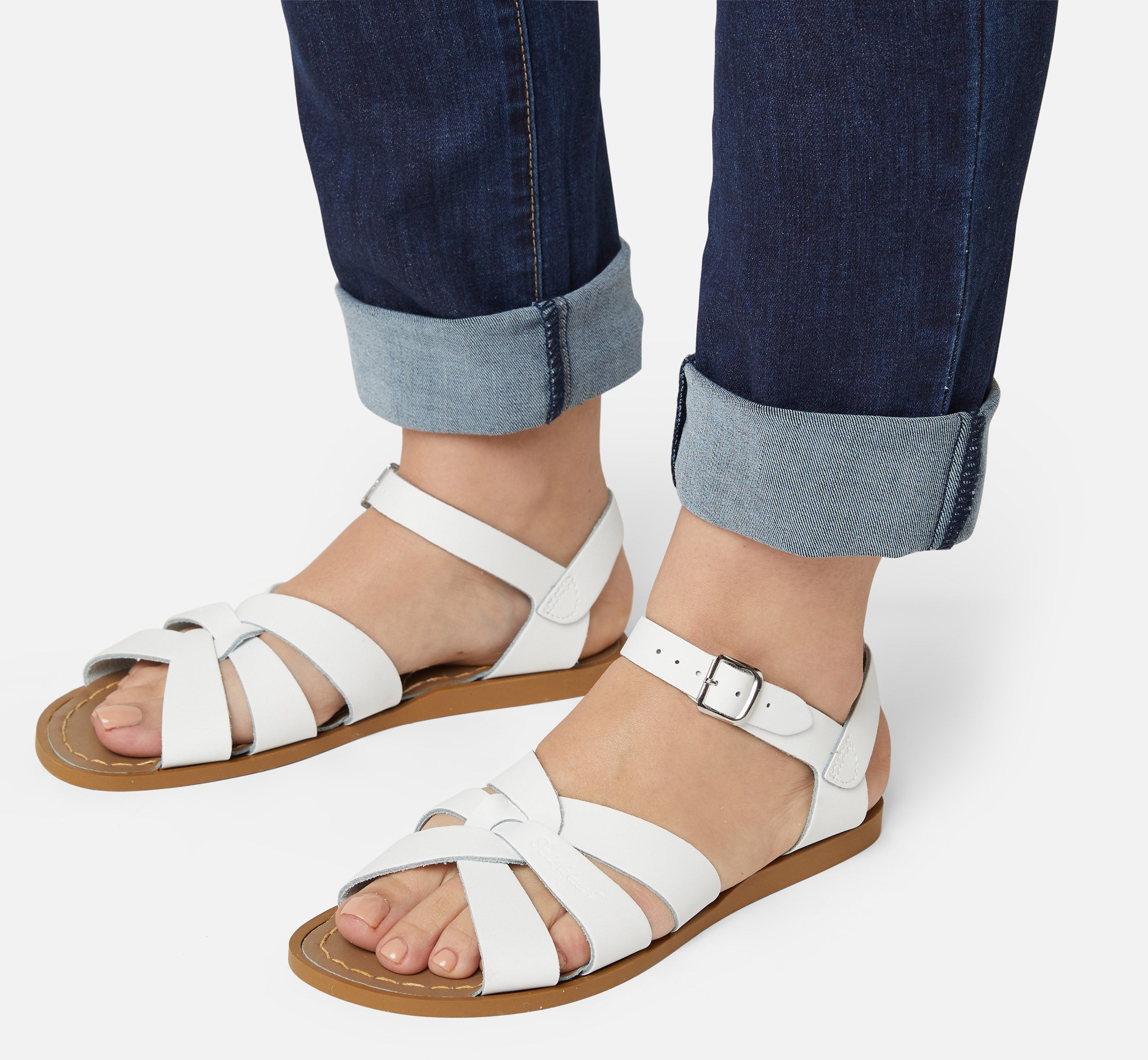 Sandale Blanche Original Pour Femme - Salt-Water Sandals EU