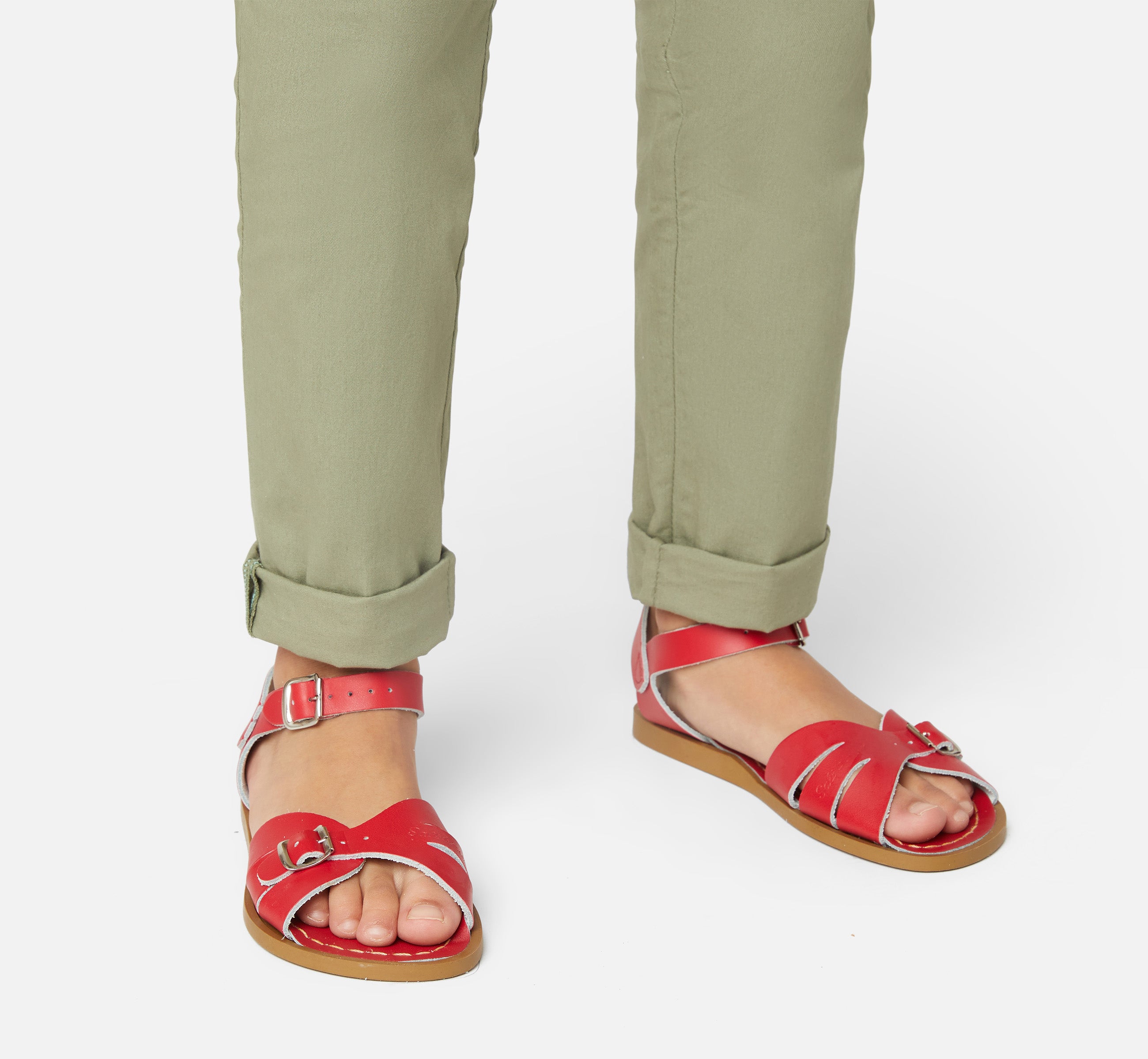 Classic Red Kids Sandal