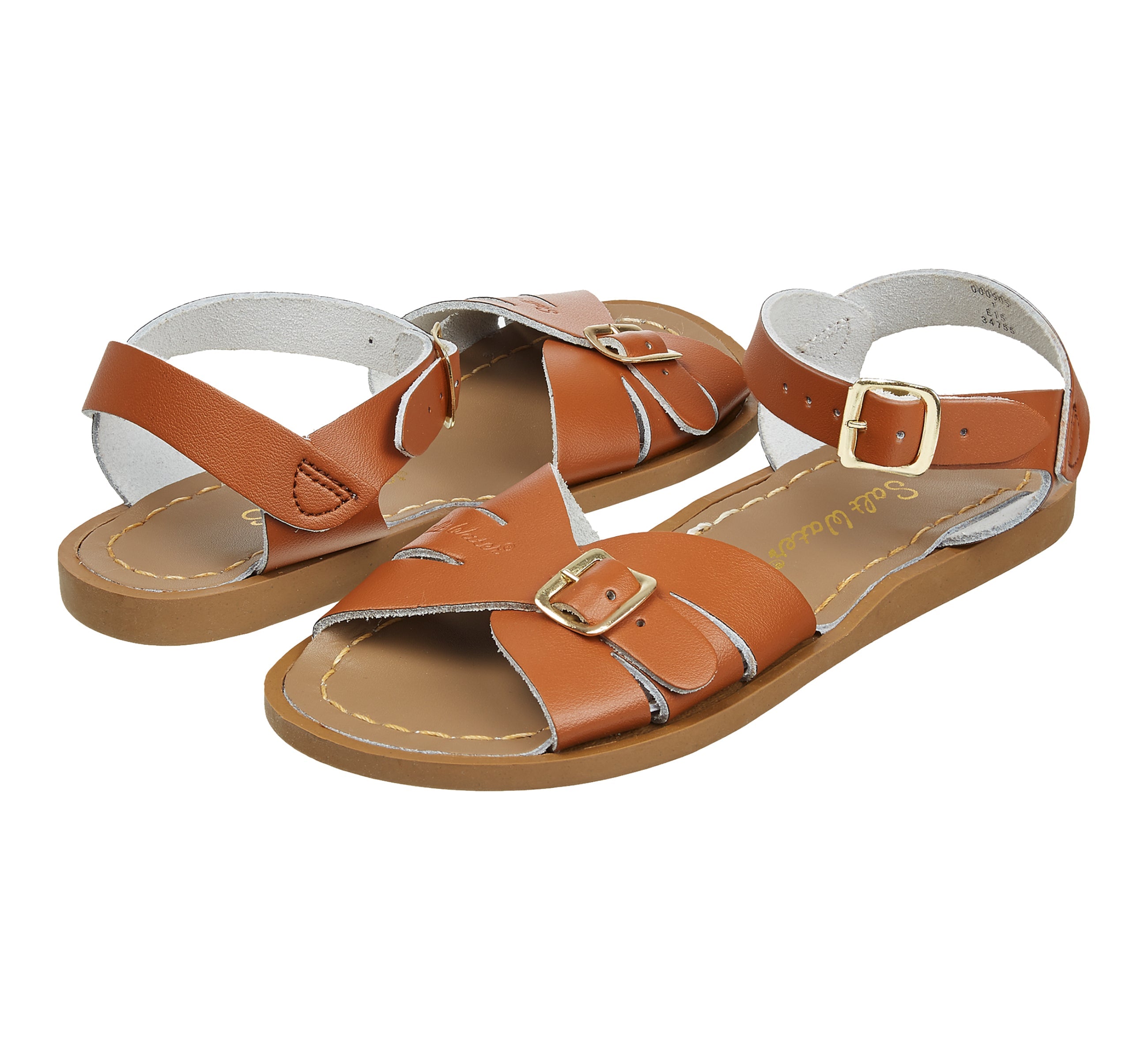 Classic Hellbraune Damensandale - Salt-Water Sandals EU