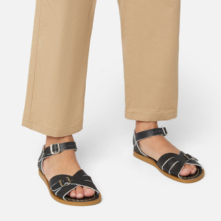 Classic Black Kids Sandal - Kids School Sandals - Salt-Water Sandals EU