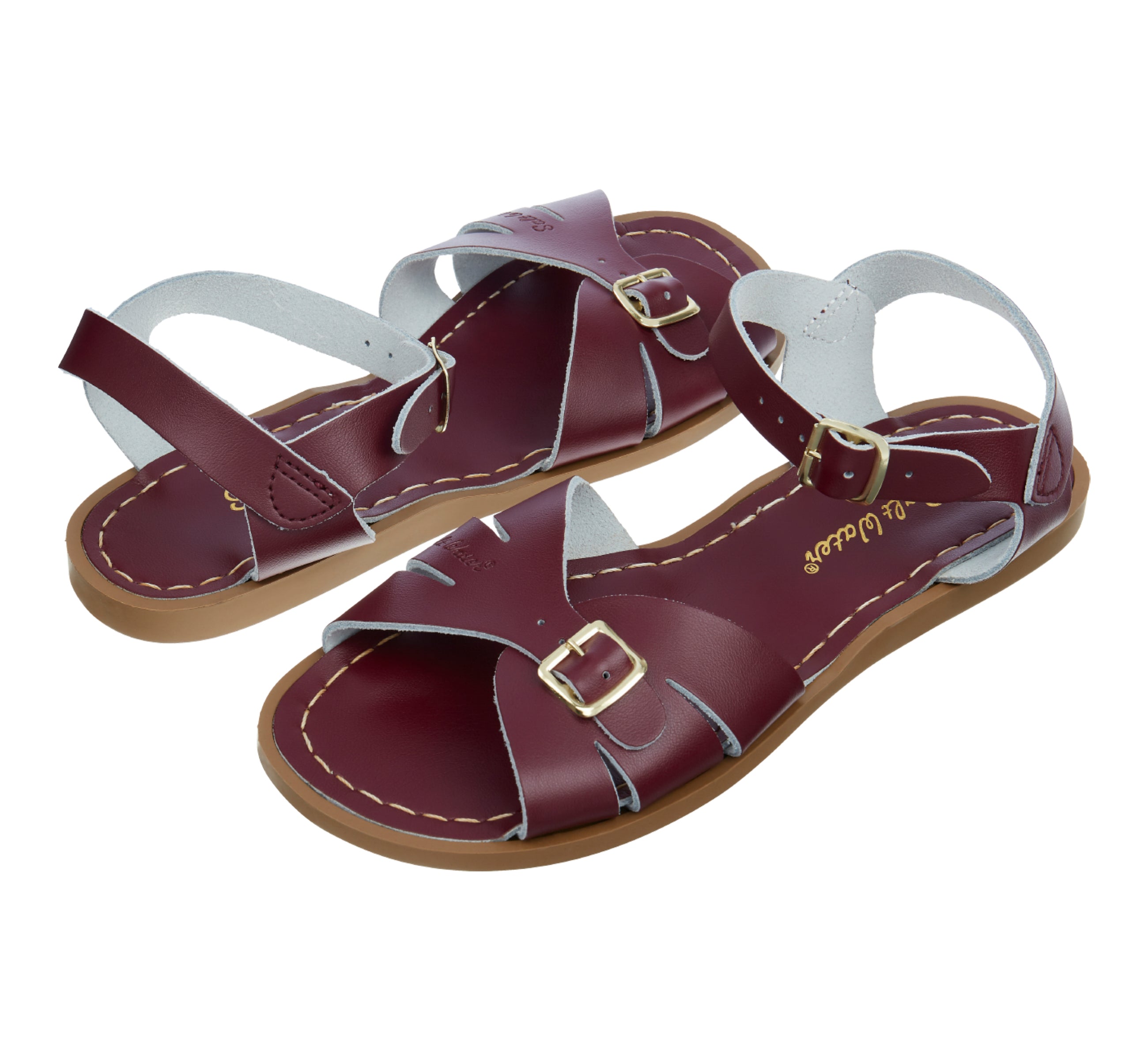 Classic Claret Kids Sandal