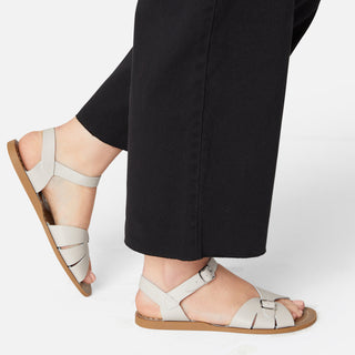 Classic Damensandale aus Stein - Weiße Damensandalen - Salt-Water Sandals EU