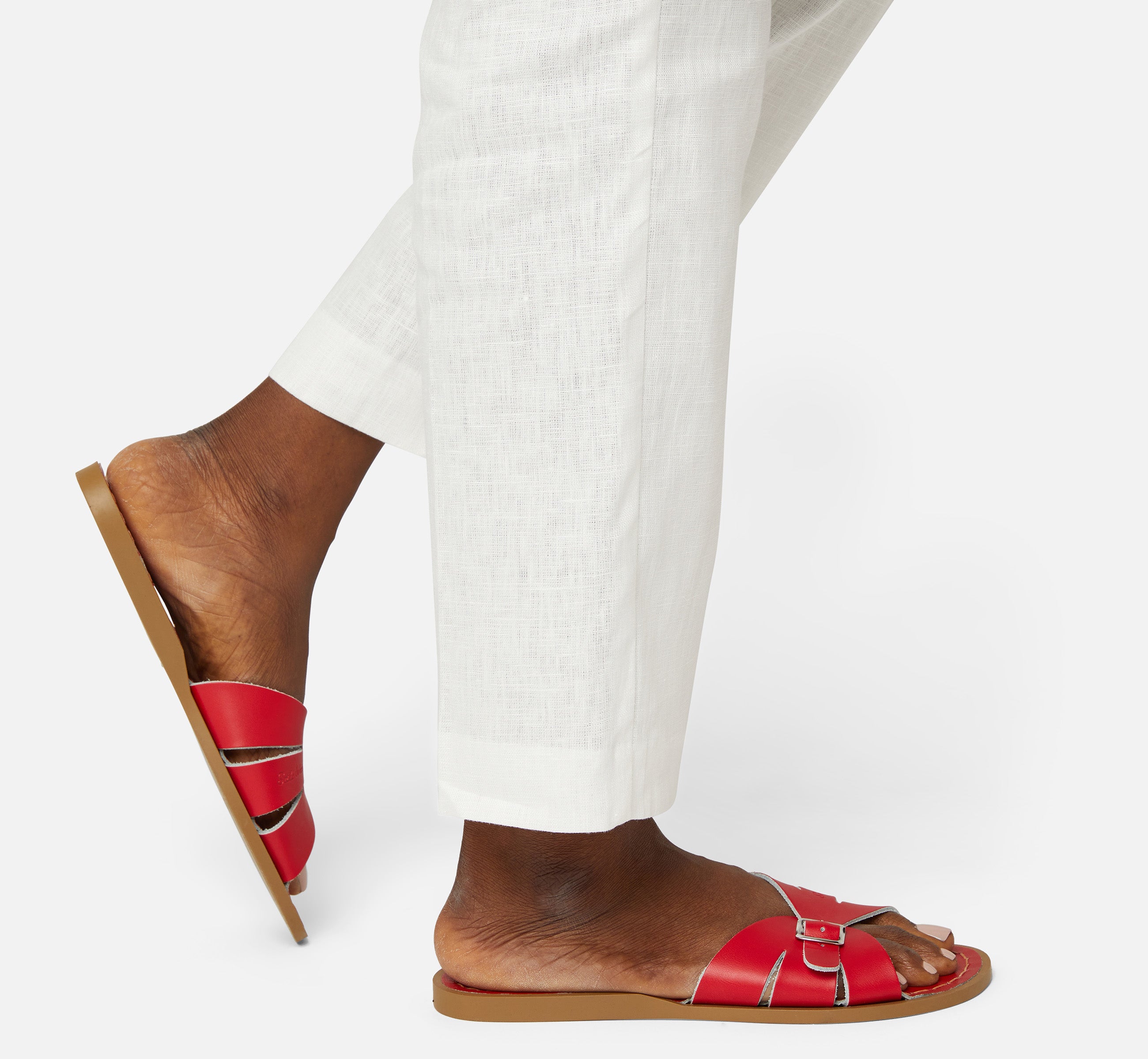 Classic Slide Red Womens Sandal - Salt-Water Sandals EU