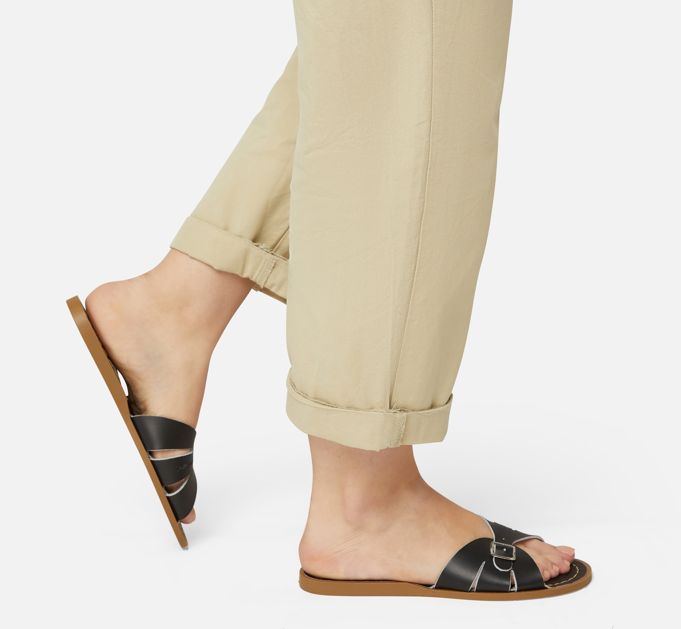 Classic Slide Black Womens Sandal - Salt-Water Sandals EU