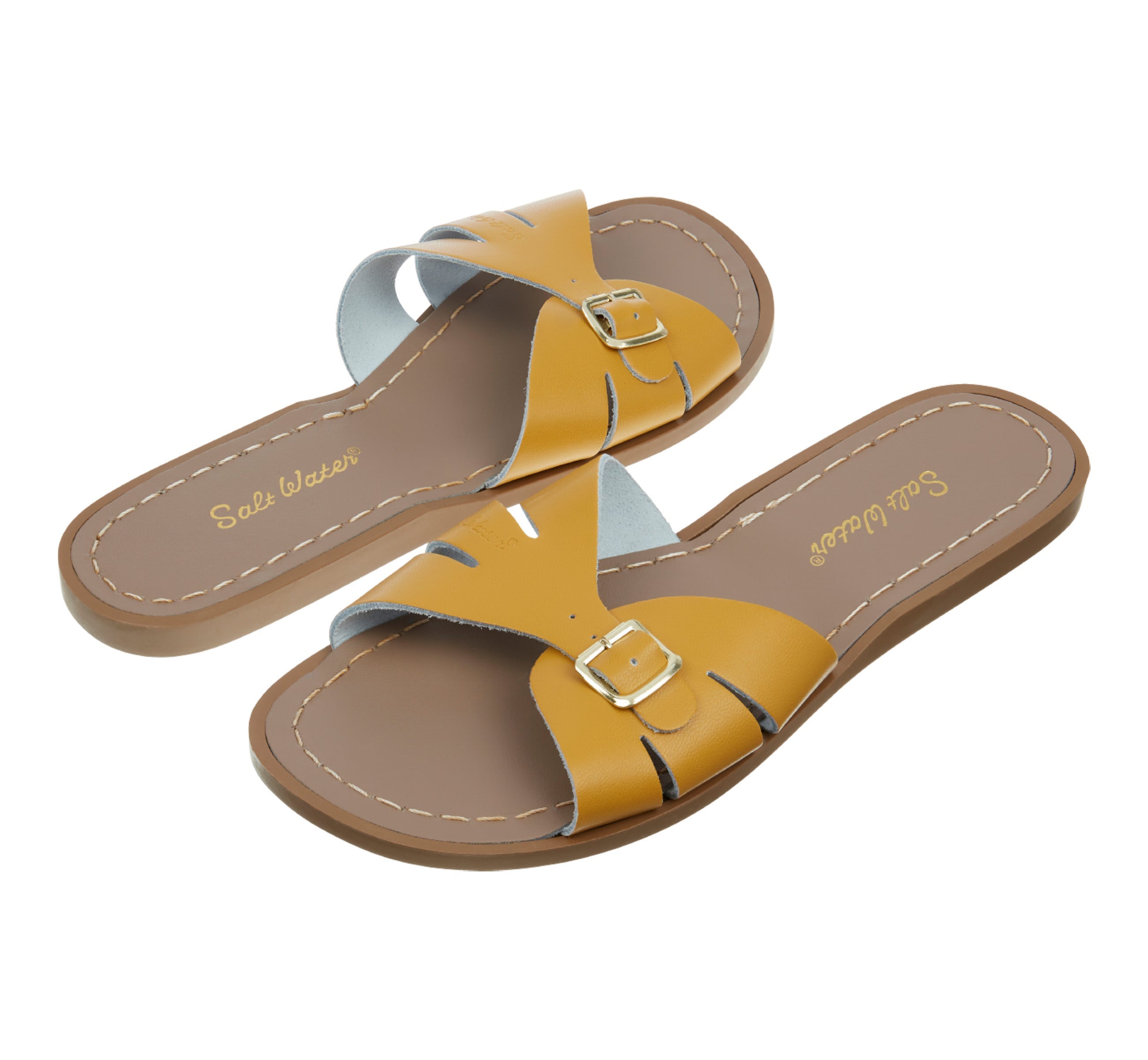 Sandale Classic Slide Moutarde Pour Femme