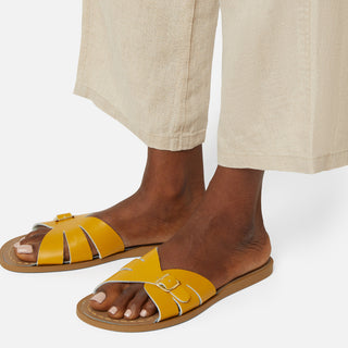 Classic Slide Mustard Womens Sandal