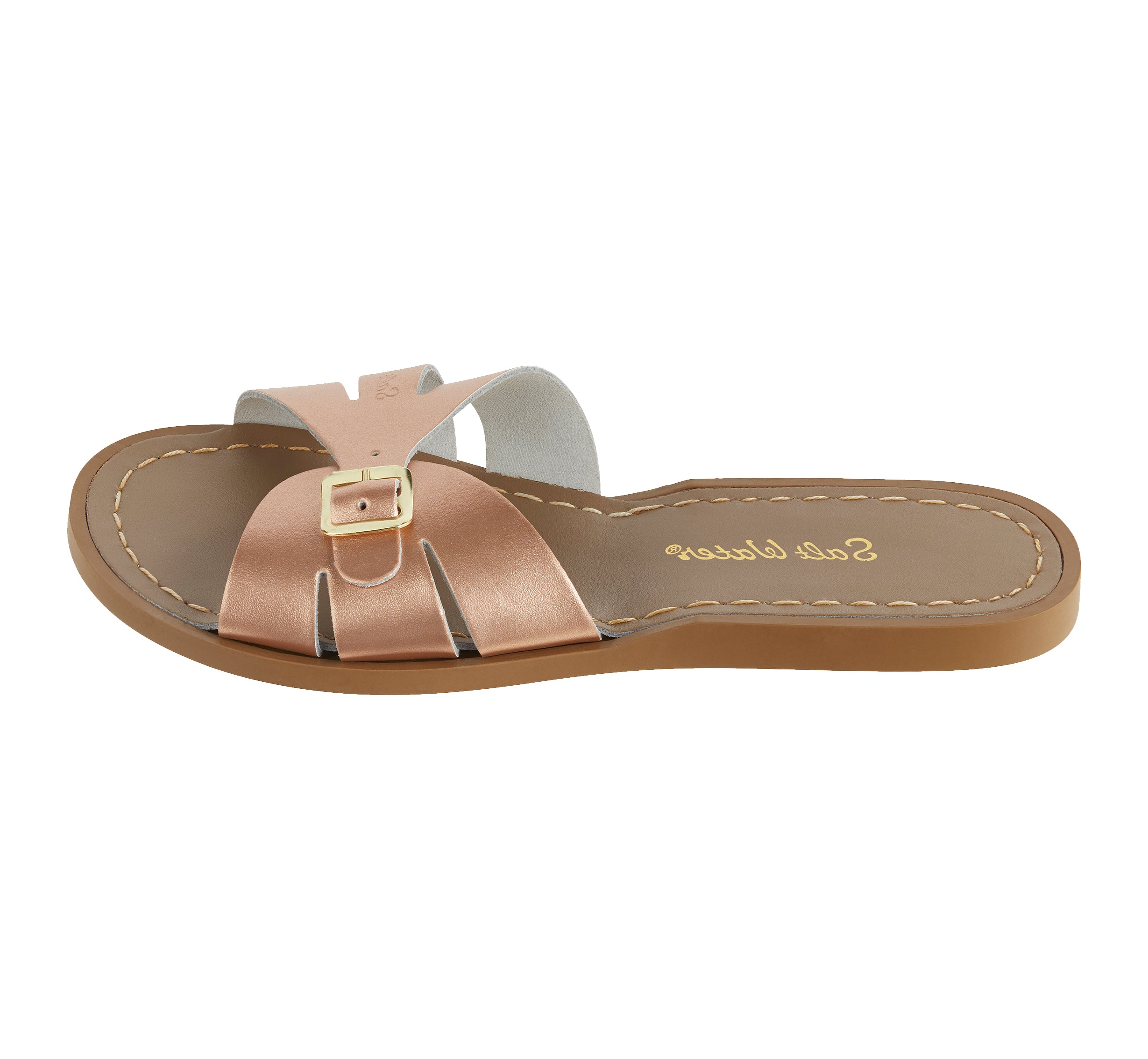 Classic Slide Rose Gold Womens Sandal