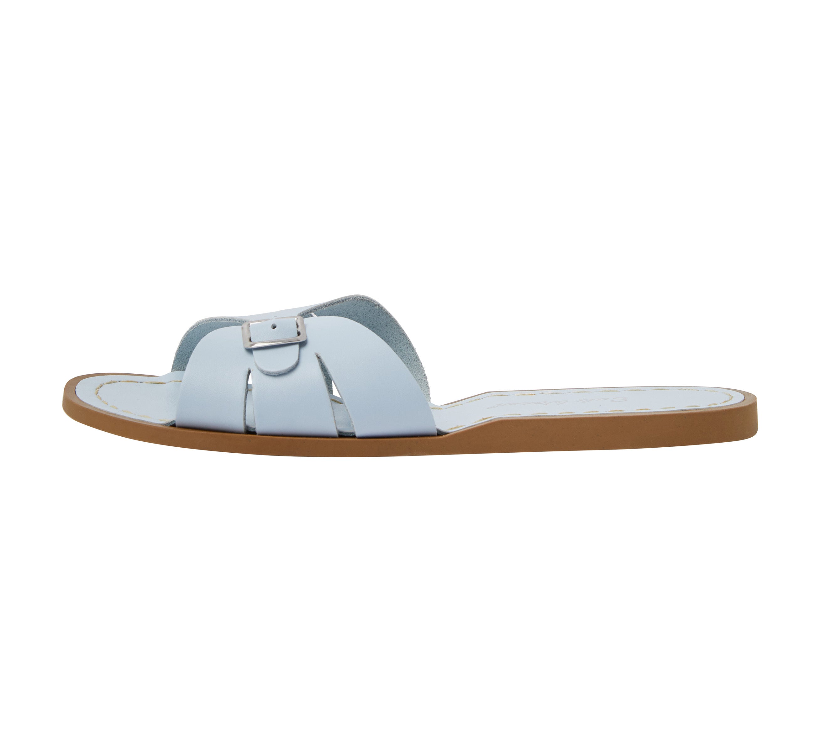 Classic Slide Light Blue Womens Sandal - Salt-Water Sandals EU