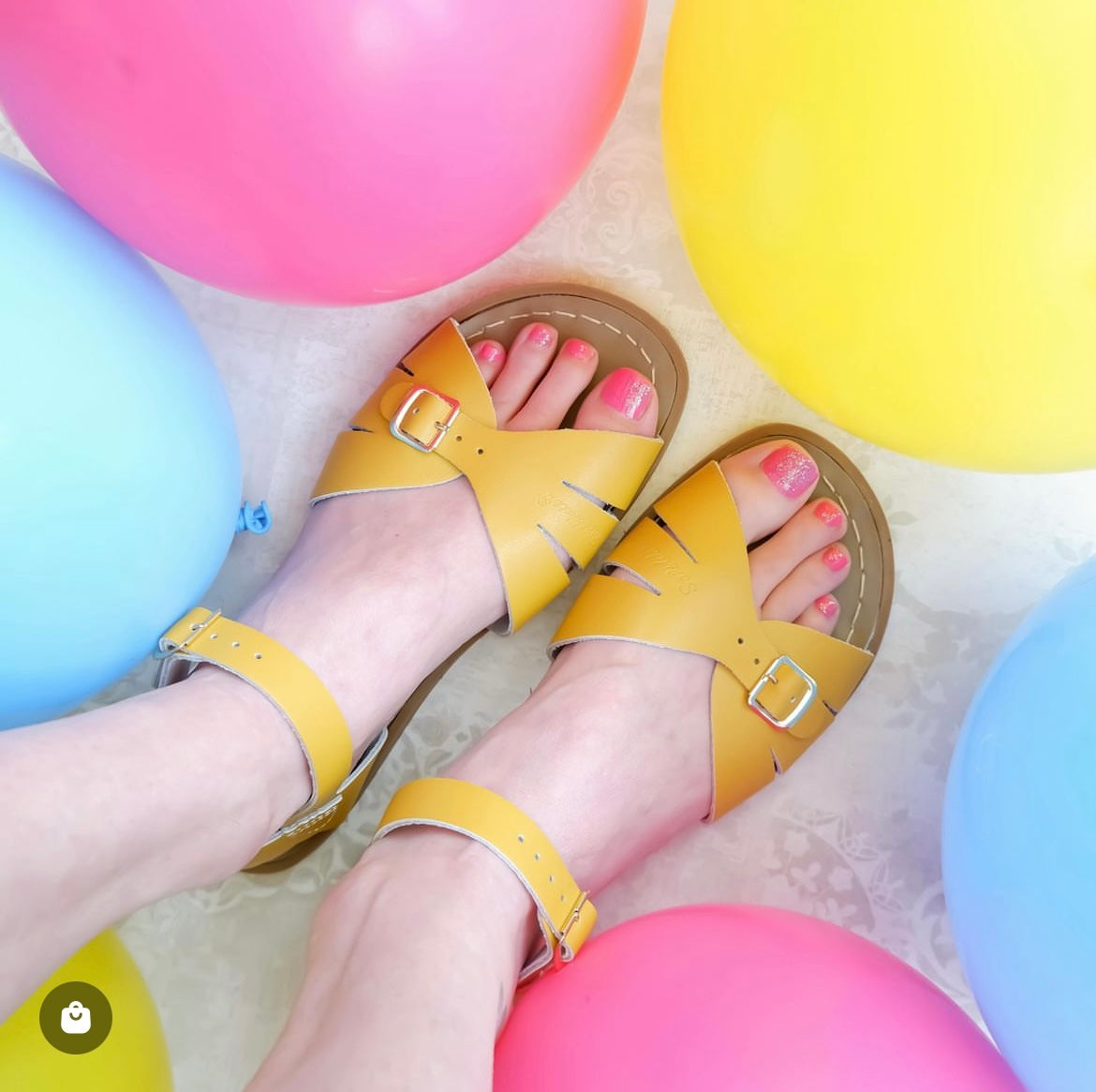 Sandales enfants jaune moutarde Classic - Salt-Water Sandals EU